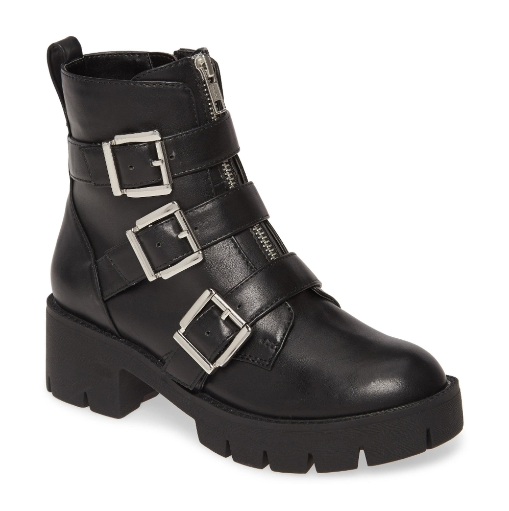 BP Lilly Women's Black Moto Boot NWT
